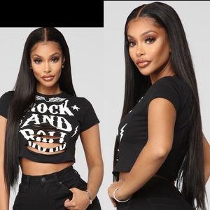 Rock N Roll Crop Top